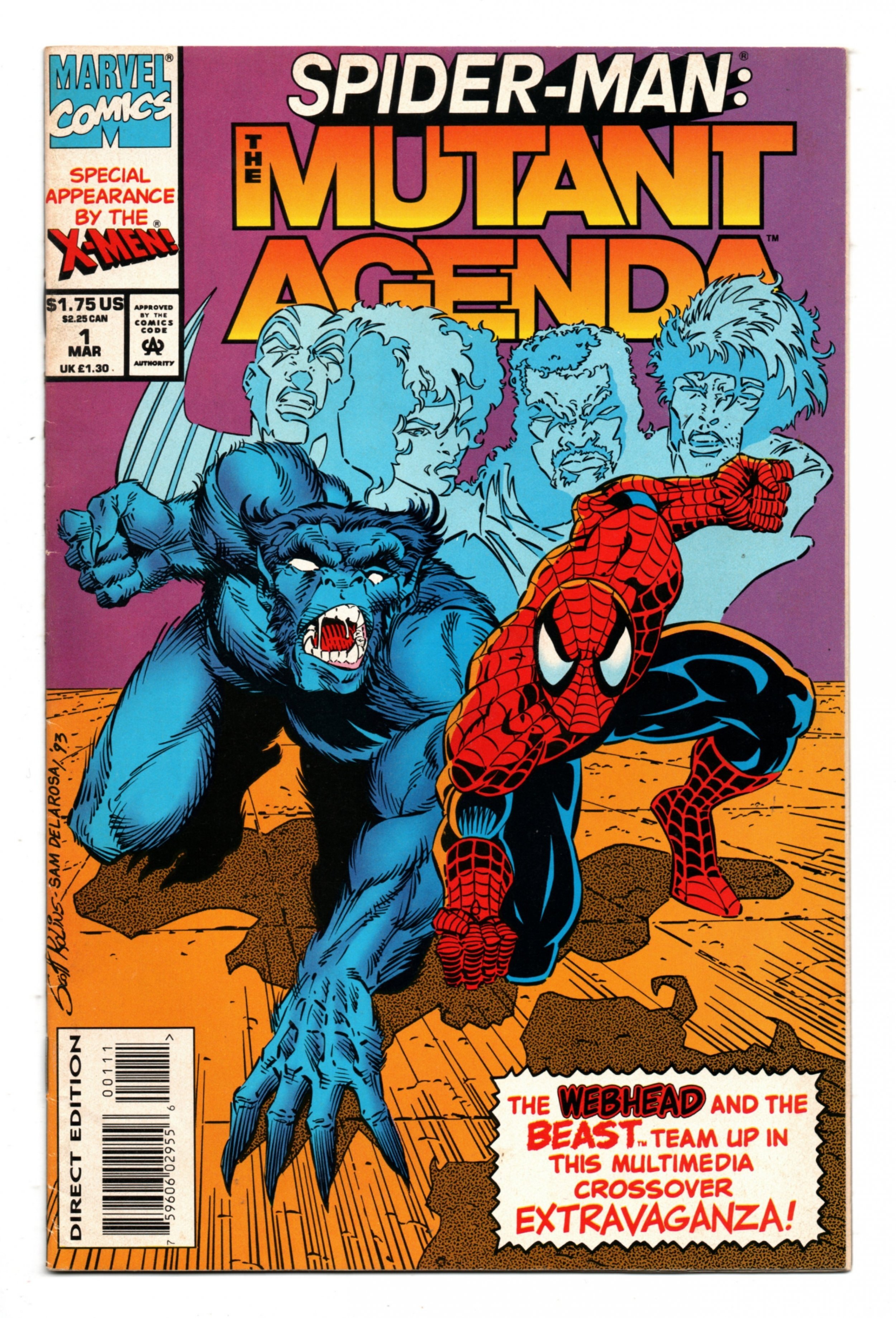 Spider-Man: the Mutant Agenda #01 (1994) SAM DE LA Rosa | Direct Edition |  Comic Books - Modern Age, Marvel, Spider-Man, Superhero / HipComic