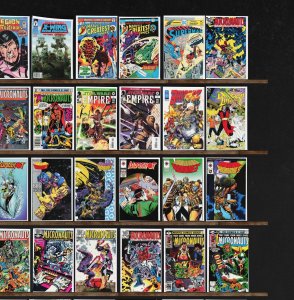 Huge Lot 150+ Comics with Micronauts, Bloodshot, Ghost Rider, Armorines & More!