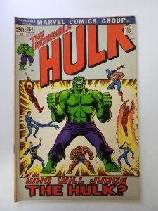 The Incredible Hulk #152 (1972) VG+ condition top staple detached from cover