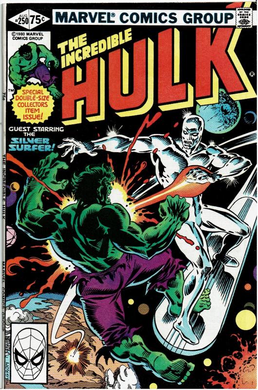 Incredible Hulk #250, 9.0or Better, Signed by Sal Buscema (3)