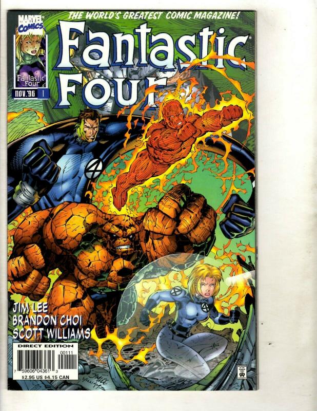 Lot of 11 Fantastic Four Marvel Comics # 1 2 3 4 5 6 7 8 9 10 11  JF26