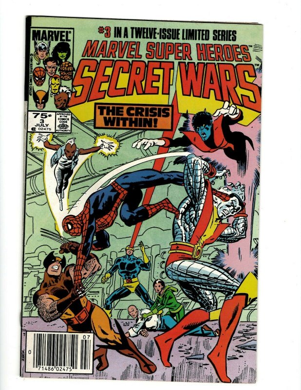 Marvel Super Heroes Secret Wars # 1 2 3 4 5 6 7 8 NM 9 10 11 12 Comic Series OF2