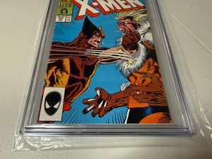 Uncanny X-Men # 222 CGC Graded 9.8 Marvel Comic Book Wolverine Sabretooth JH30