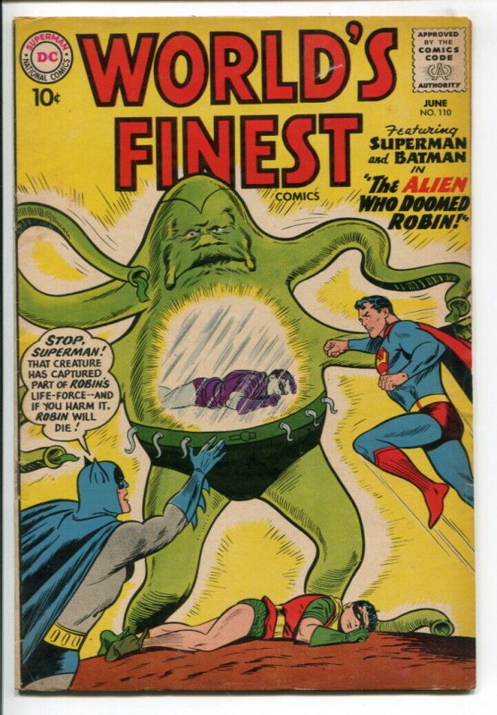 WORLD'S FINEST (1941 DC) #110 FN+ NM