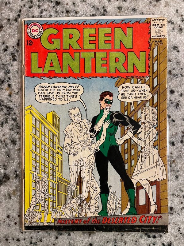 Green Lantern # 27 FN DC Comic Book Silver Age Batman Superman Flash Atom J980 