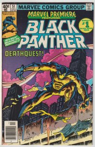 Marvel Premiere #51 (Dec 1979, Marvel) VG condition (4.0) Black Panther vs. KKK