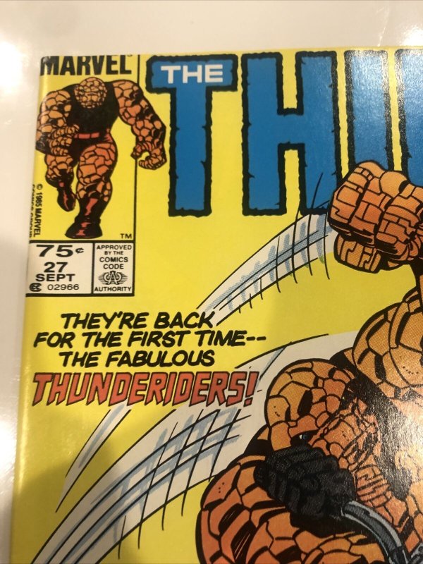 The Thing (1985) # 27 (NM) Canadian Price Variant • CPV • Mike Carlin• Marvel