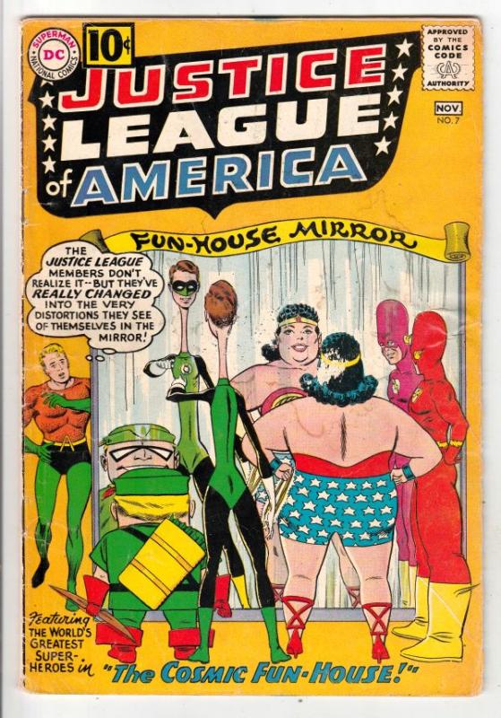 Justice League of America #7 (Nov-61) VG+ Affordable-Grade Justice League of ...