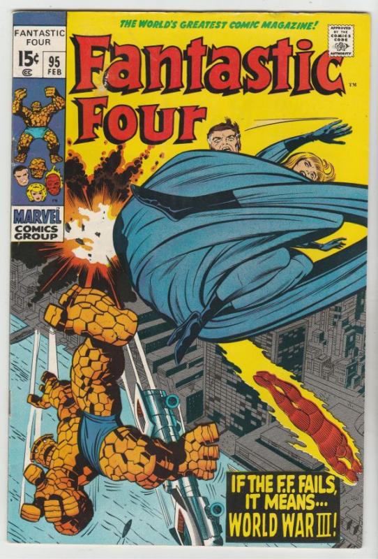 Fantastic Four #95 (Feb-70) VF+ High-Grade Fantastic Four, Mr. Fantastic (Ree...