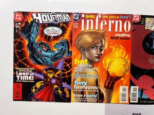 4 DC Comics Shazam # 47 + The Kents # 12 + Inferno # 1 + Hourman #4 36 JS42