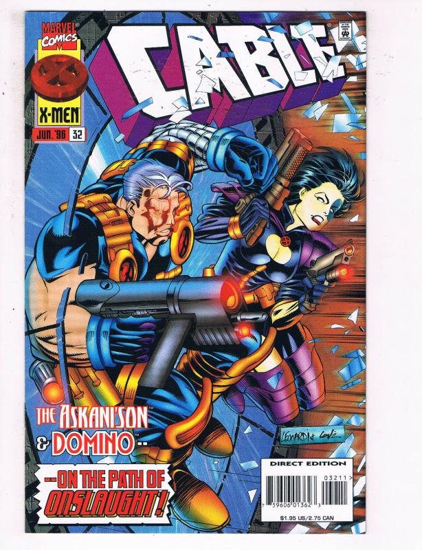 Cable 32 Vf Marvel Comics Comic Book X Men June 1996 De22 Hipcomic