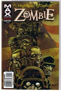 ZOMBIE #1, Horror, Max, Walking Dead, Horror, 2006, NM+, more in store