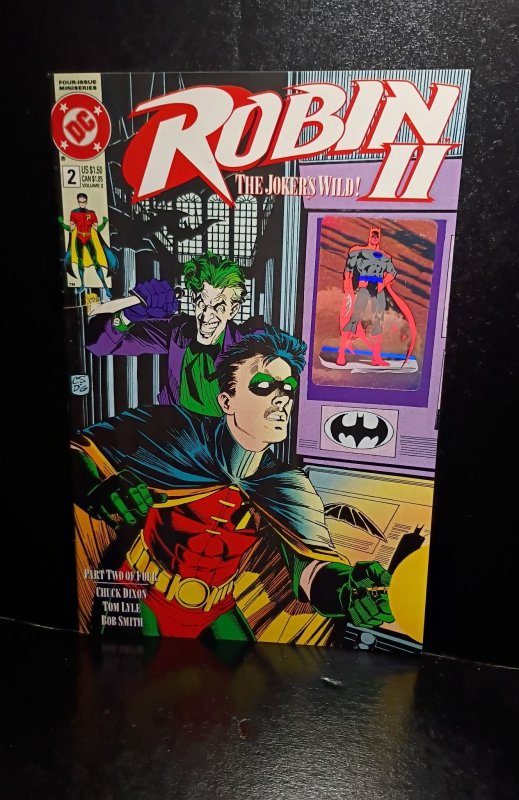 Robin II: The Joker's Wild! #2 Museum Cover (1991) Batman hologram on cvr