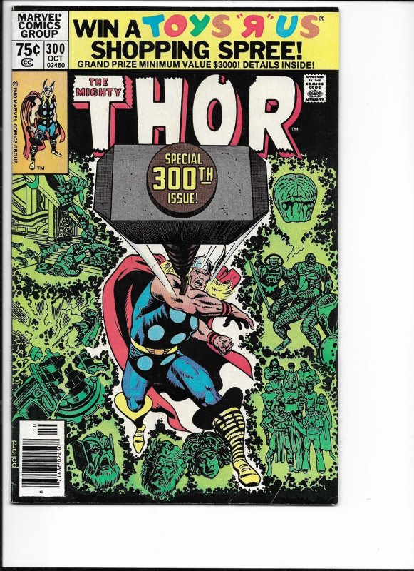 Thor #300 Newsstand Edition (1980)