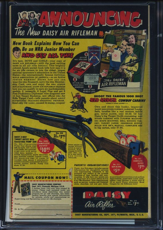 ACTION COMICS #161 - CGC-7.0-CVA, WP - Superman - Golden Age