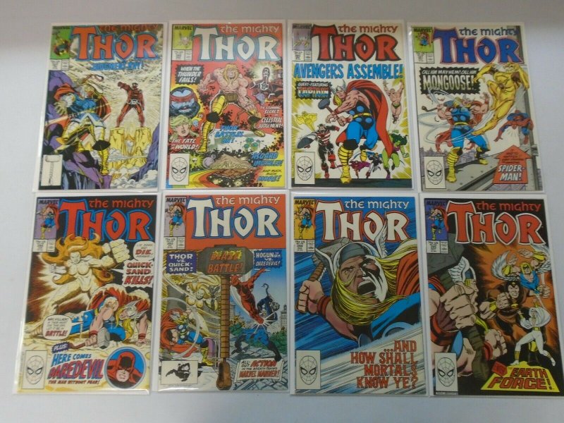 Copper Age Thor comic lot 35 different from #350-398 average 7.0 FN VF (1985-89)