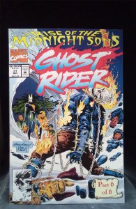 Ghost Rider #31 w/ poster 1992 Marvel Comics Comic Book