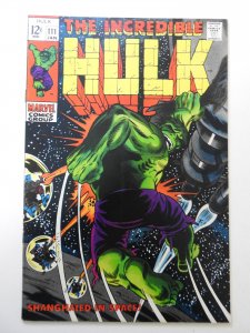 The Incredible Hulk #111 (1969) VF Condition!