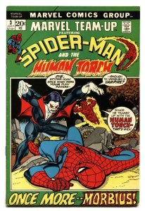 Marvel Team-Up #3 1972- Spider-man- Human Torch- Morbius VG/FN