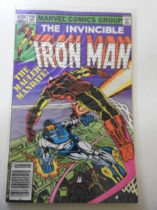 Iron Man #156 Newsstand Edition (1982)
