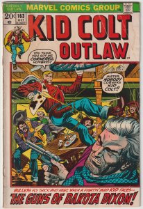 Kid Colt Outlaw #163 (Oct 1972, Marvel), G condition (2.0)