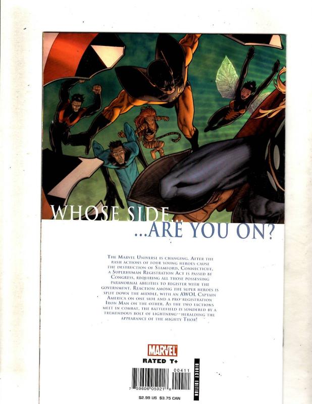 Civil War Complete Marvel Comics LTD Series # 1 2 3 4 5 6 7 1st Prints CJ13