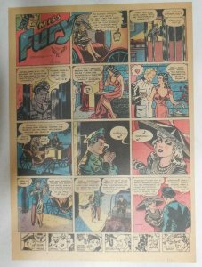 Miss Fury Sunday by Tarpe Mills from 6/25/1944 Size: 11 x 15  Very Rare Year #4