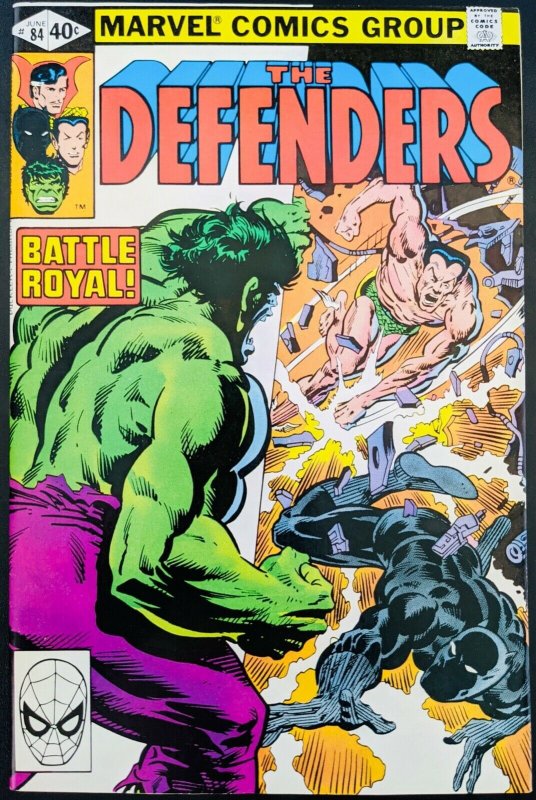 The Defenders #84. Namor vs Black Panther! HUGE MCU KEY! High Grade Book!