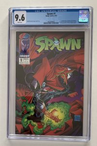 (1992) Todd McFarlane SPAWN #1 CGC 9.6 WP