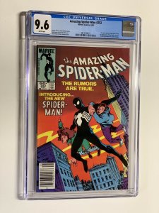 Amazing Spider-Man 252 cgc 9.6 wp marvel 1984 1st black costume Newsstand