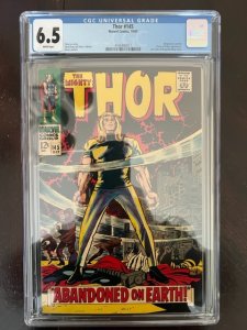 Thor #145 (1967) - CGC 6.5 - Abandoned on Earth!