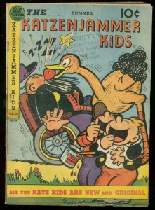 KATZENJAMMER KIDS #9 1949-WHEELCHAIR v OSTRICH COVER VG