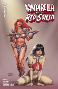 Vampirella vs Red Sonja #5 Cover B Variant Linsner Dynamite 2023 EB77