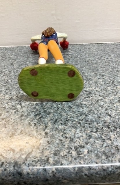 Cheerleader Resin Statue (loose) 10 inches tall