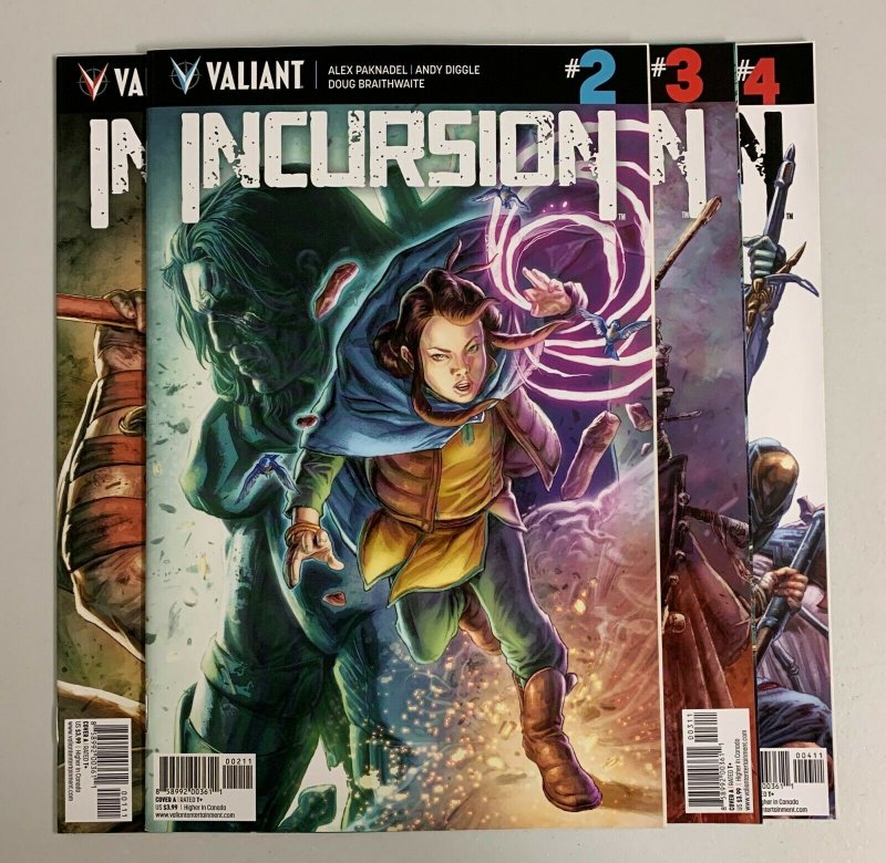 Incursion #1-4 Set (Valiant 2019) 1 2 3 4 Andy Diggle Alex Paknadel (9.2+) 