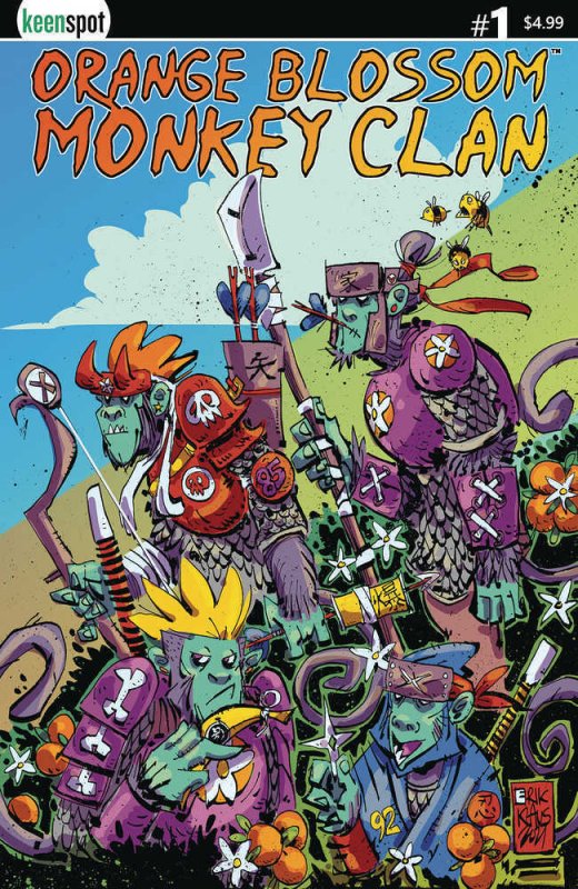 Orange Blossom Monkey Clan #1 Cover A Klaus 