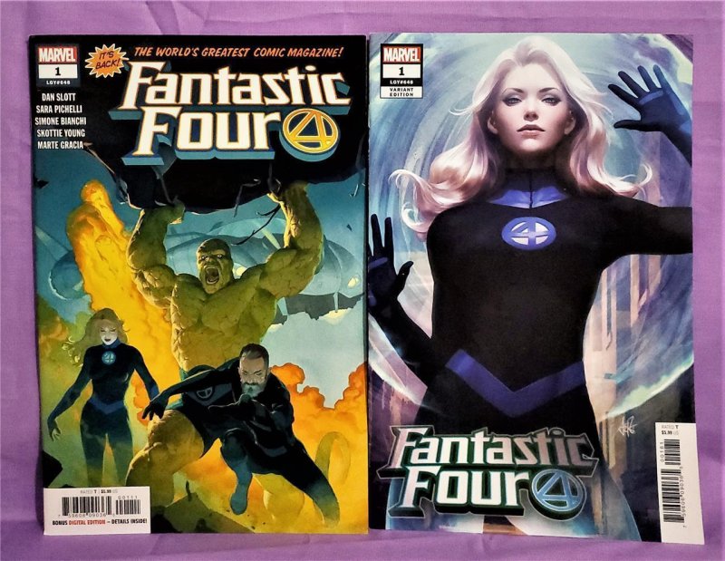 FANTASTIC FOUR #1 Artgerm Variant Cover 1st Zora Vukovic (Marvel 2018)