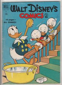 Comics and Stories, Walt Disney's #125 (Feb-51) FN Mid-Grade Donald Duck, Hue...