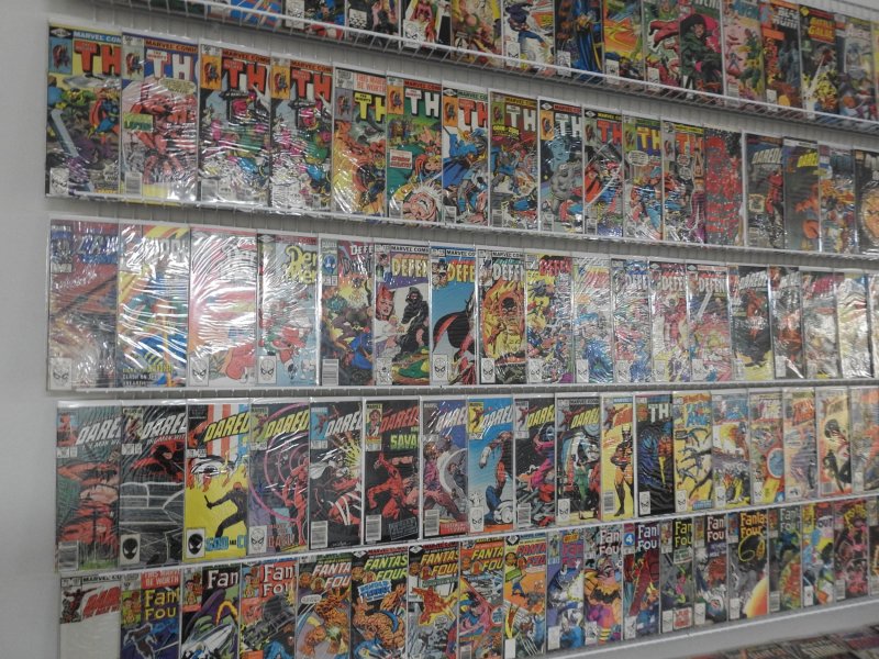 Huge Lot 120+ Comics W/ Daredevil, Fantastic Four, Thor +More! Avg VG/FN Cond!