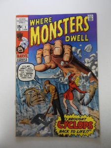 Where Monsters Dwell #1 FN/VF condition