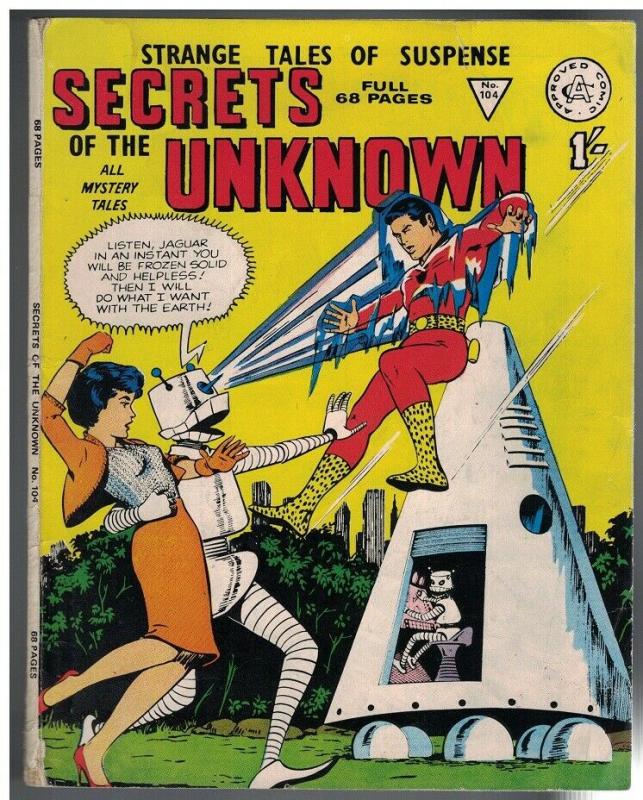 SECRETS OF THE UNKNOWN 104 GD- UK reprints 1962?