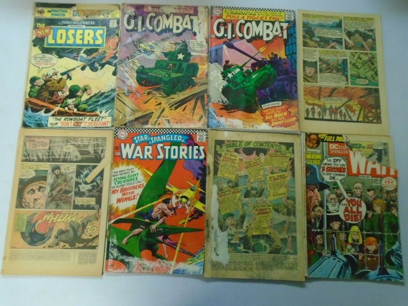 Silver + Bronze age DC War comics reader lot 47 different issues