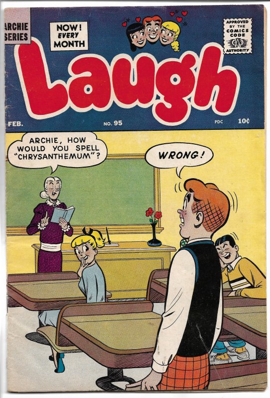 Laugh 95 - Silver Age - Vol. 1, Feb. 1959 (FN+)