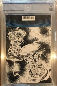 DC Universe Rebirth #1 Black And White Ivan Reis Retailer Incentive CBCS 9.8