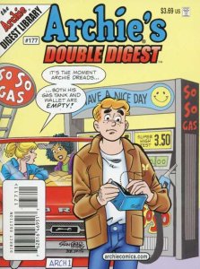 Archie's Double Digest Magazine #177 FN ; Archie | Empty Wallet Gas Station