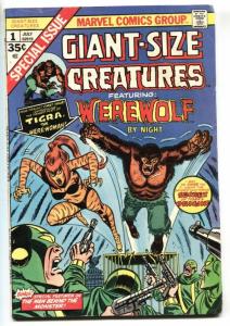 Giant-Size Creatures #1-first Appearance Of Tigra. 1974 VG/FN