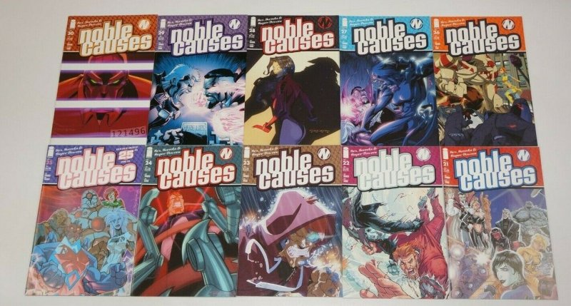 Noble Causes #1-40 VF/NM complete series - jay faerber with kirkman's invincible