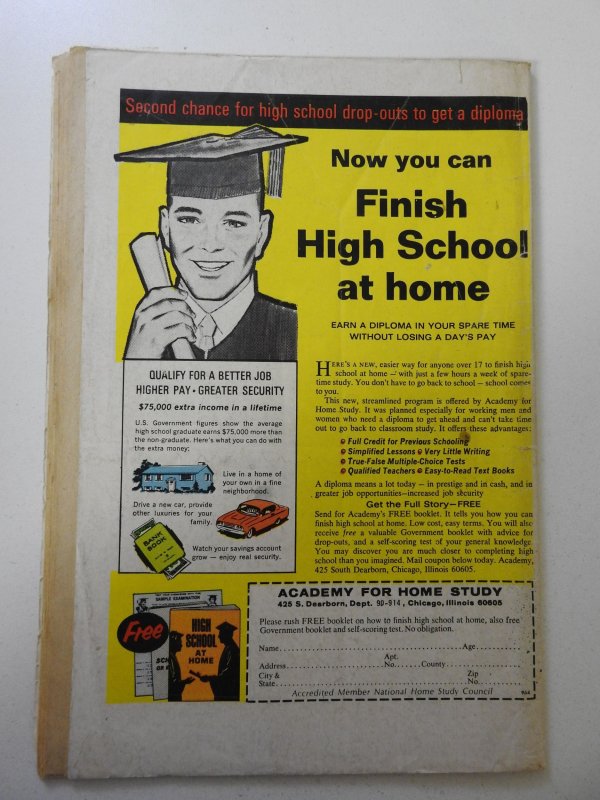 Captain America #116 (1969) VG- Condition moisture stain, top staple rusty