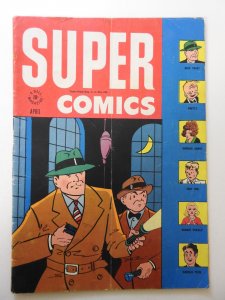 Super Comics #95 (1946) GD+ Condition centerfold detached