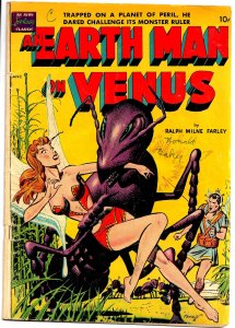 AN EARTHMAN ON VENUS nn (1951) 2.5 GD+ WALLY WOOD art!  One-Shot Sci Fi!